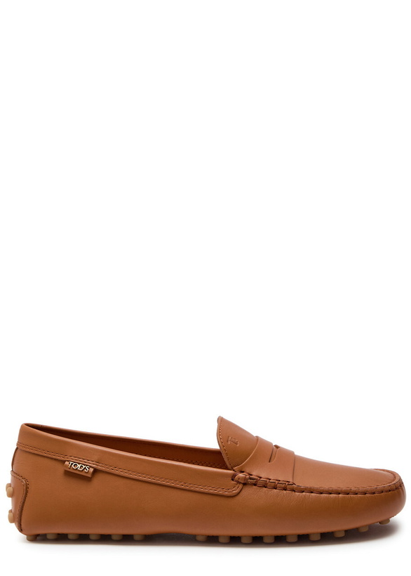 Photo: Tods Gommino Leather Loafers Tan
