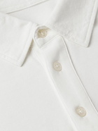 Altea - Smith Cotton-Jersey Polo Shirt - White