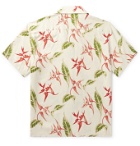 Sandro - Camp-Collar Printed Woven Shirt - Neutrals