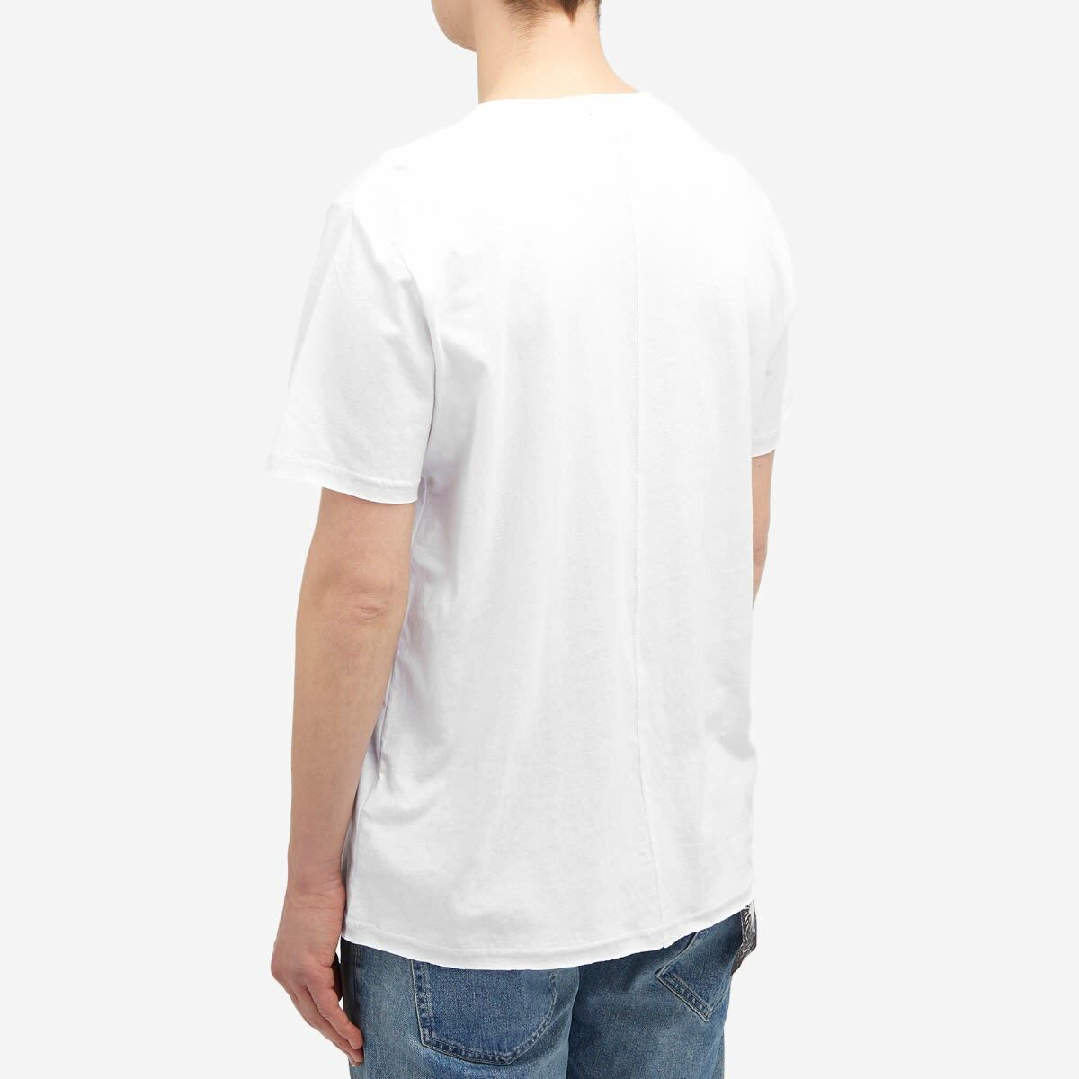 Neuw Denim Men's Graaf Line Art T-Shirt in White