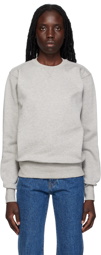 TOTEME Gray Crewneck Sweatshirt