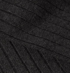 Pantherella - Waddington Ribbed Cashmere-Blend Socks - Gray