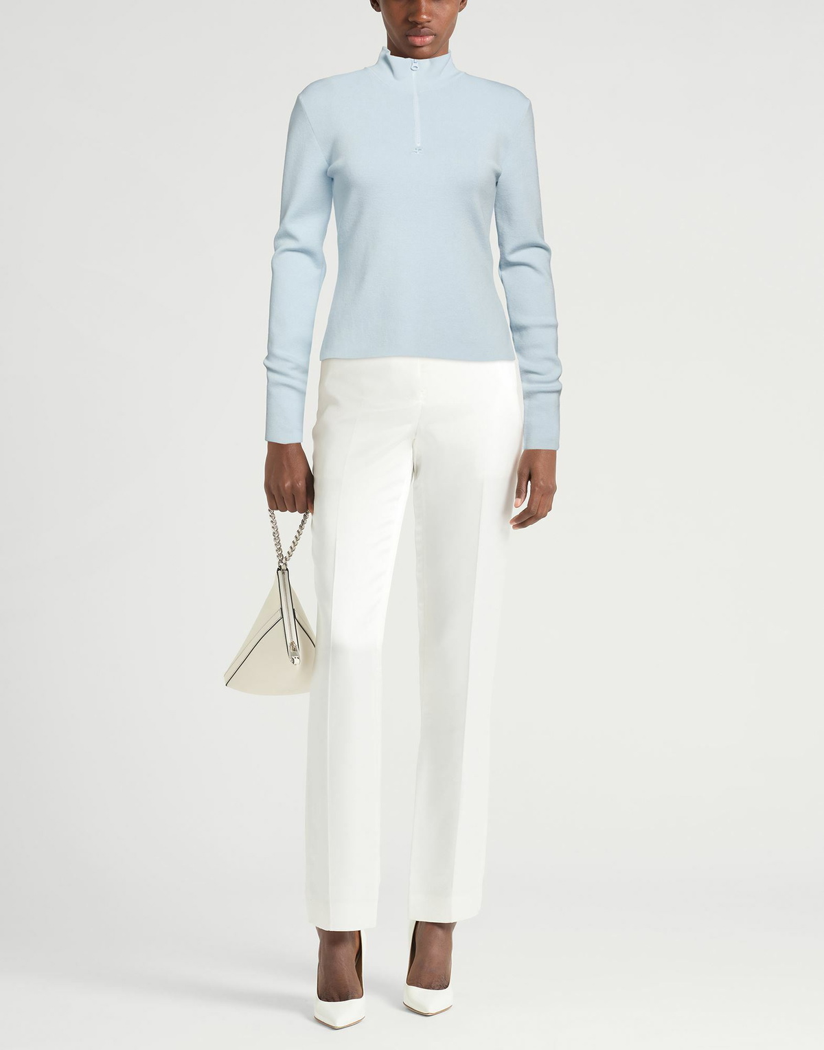 Courrèges Womens Turtleneck Sky in Blue