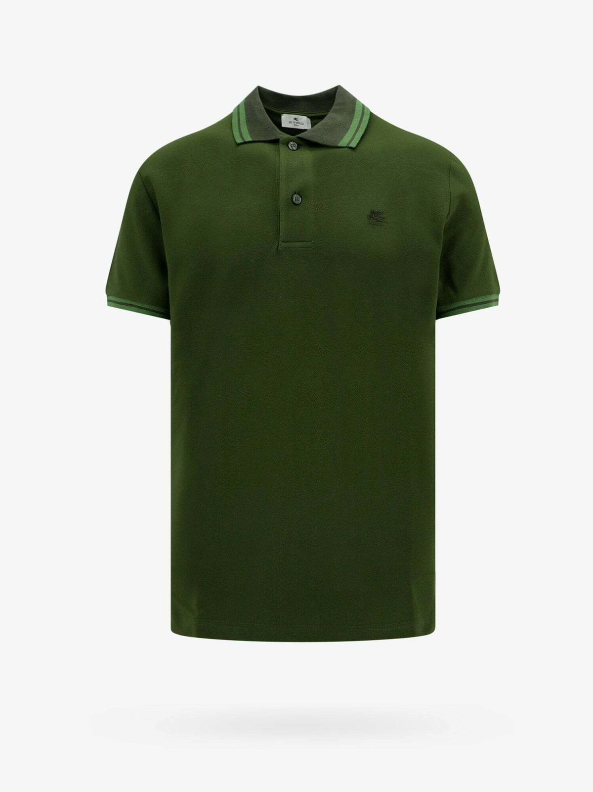 Etro Polo Shirt Green Mens Etro