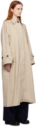 Mark Kenly Domino Tan Beige Caro Trench Coat