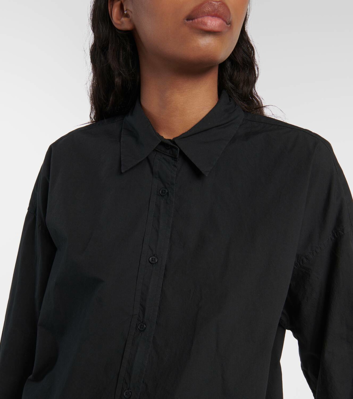 Nili Lotan Mael oversized cotton poplin shirt Nili Lotan