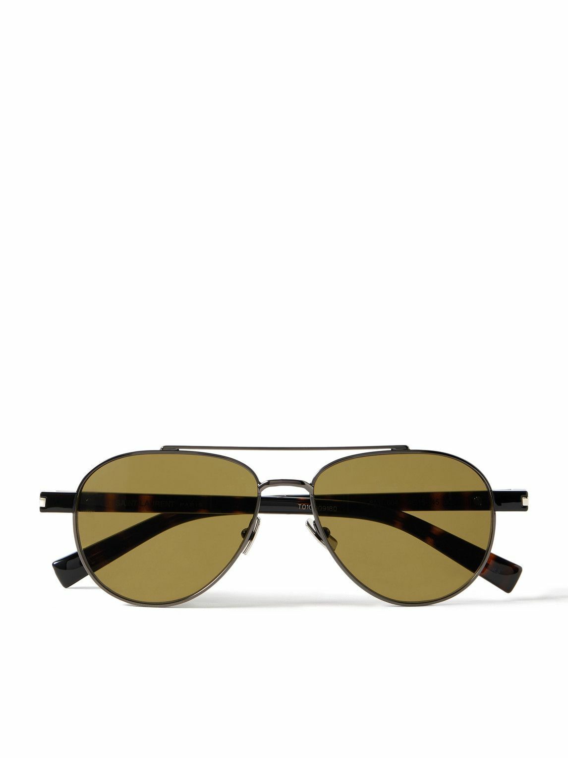 小物 Saint Laurent Sl 738 Sunglasses SL 738 rectangular sunglasses in silver - Saint Laurent