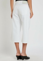 Agolde X Maria Mcmanus Wide-leg Denim Shorts White