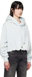 R13 Blue Balloon Popover Hoodie
