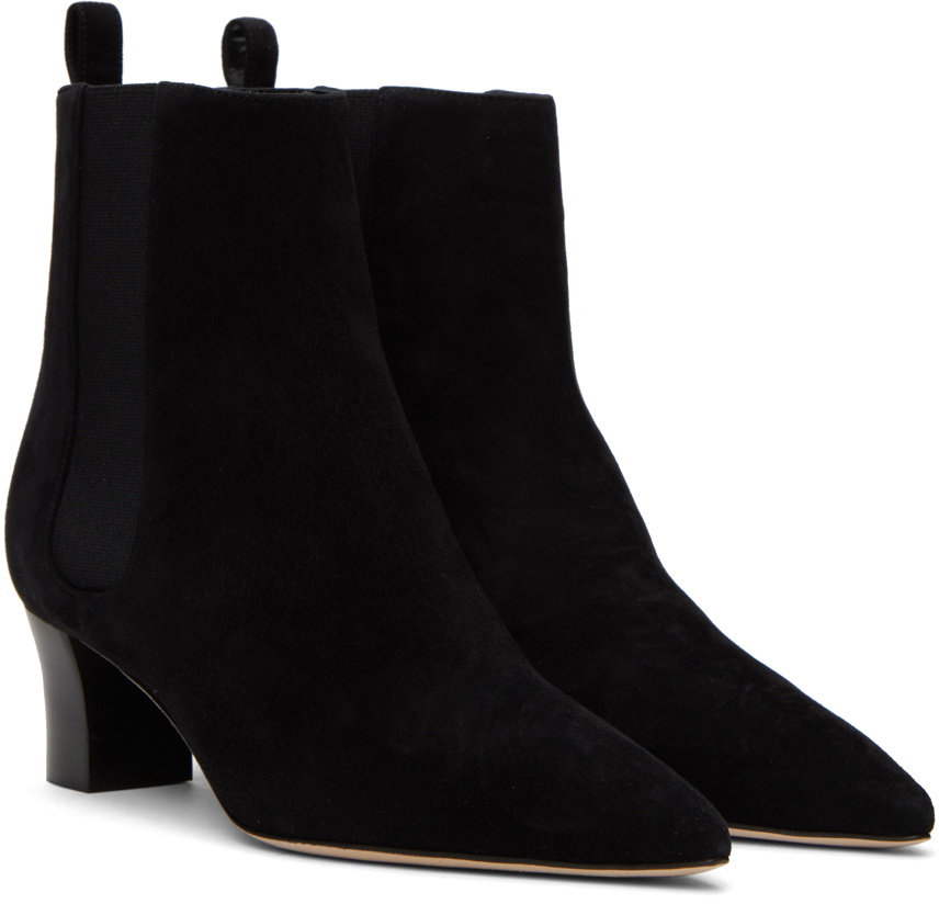 Manolo Blahnik Black Tiraba Chelsea Boots