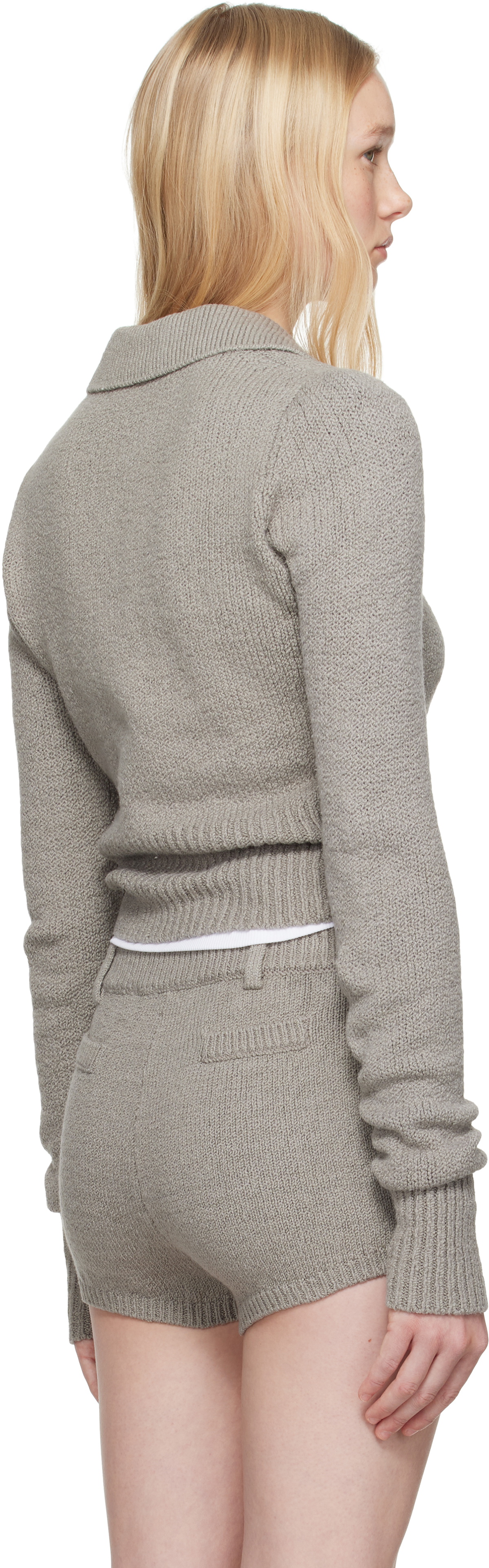 Aya Muse Gray Ivy Sweater