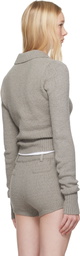 Aya Muse Gray Ivy Sweater
