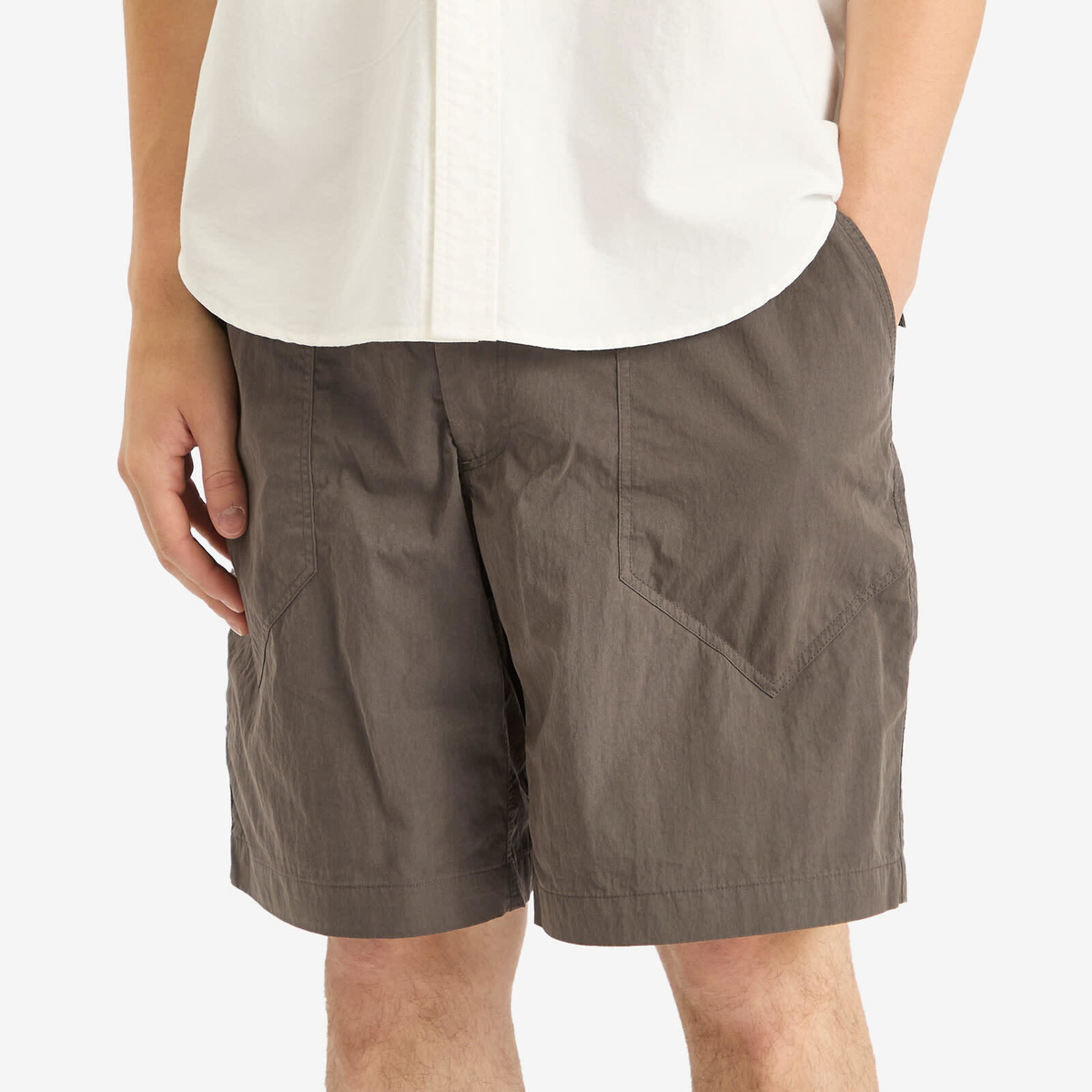 FrizmWORKS Men's Cotton Nylon Fatigue Shorts in Charcoal