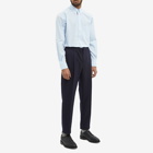 Thom Browne Men's Grosgrain Placket Solid Poplin Shirt in Light Blue