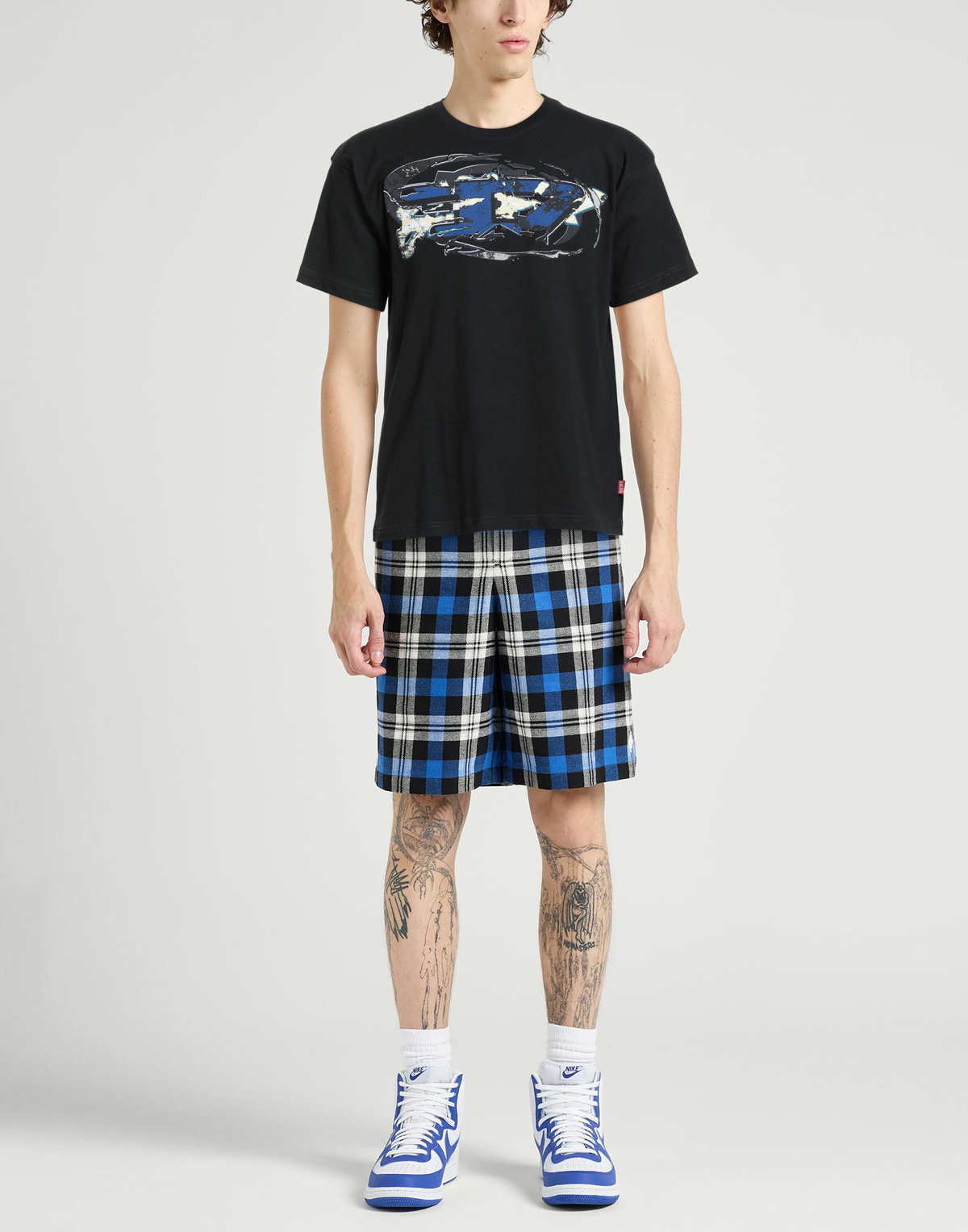 Diesel Mens T-shirt in Black