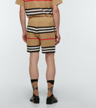 Burberry - Knitted checked shorts