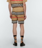 Burberry - Knitted checked shorts