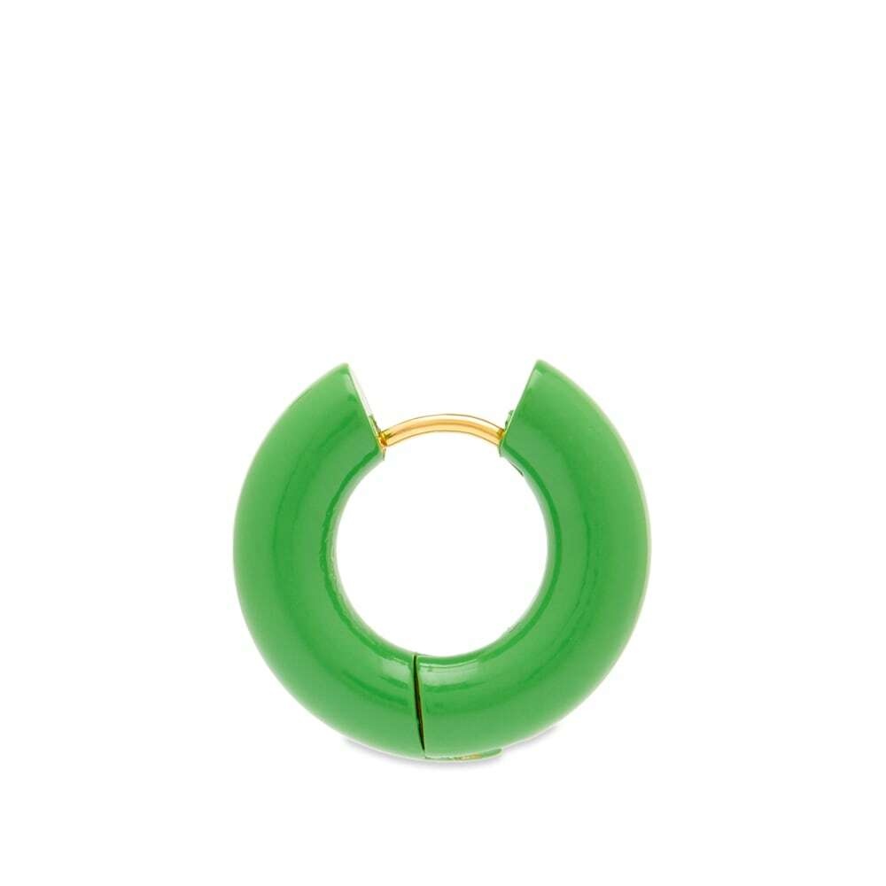 Photo: Timeless Pearly Men's Hoop Earring in Green