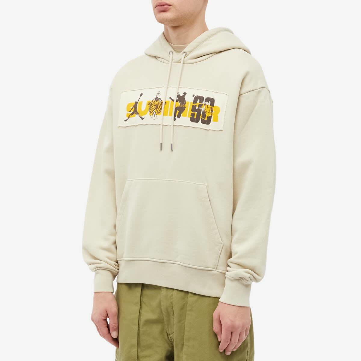 Air Jordan Men's x Union Fleece Hoody in Rattan/Beach/Baroque