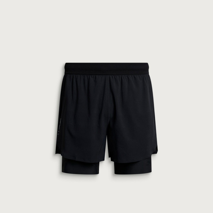 Photo: Bandit Men's Men’s 2 in 1 Shorts with Seamless Mesh Liner in Black