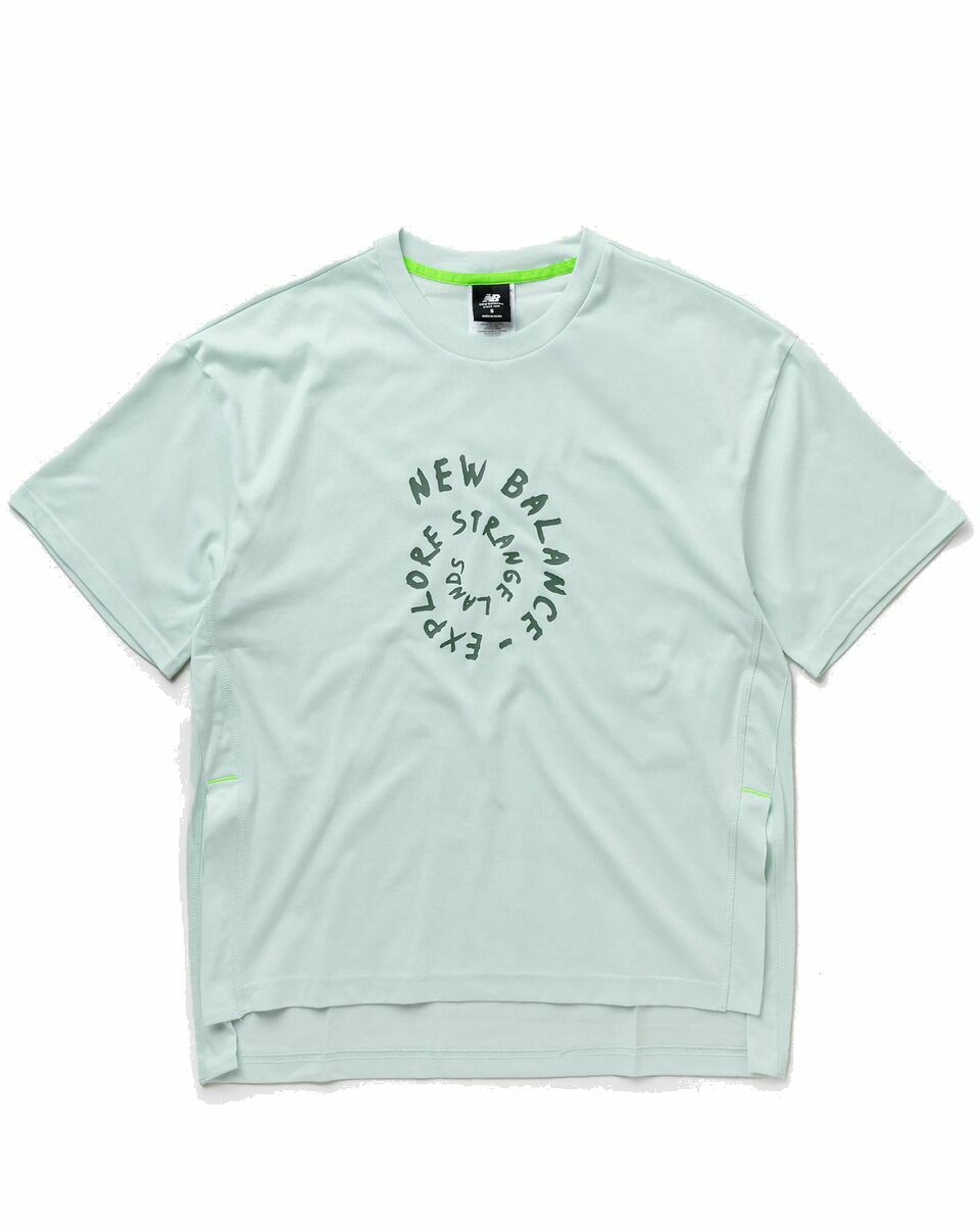 Photo: New Balance Wmns All Terrain Graphic Tee Green - Womens - Shortsleeves