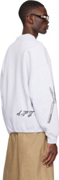 JACQUEMUS Gray 'The Âne' Sweatshirt