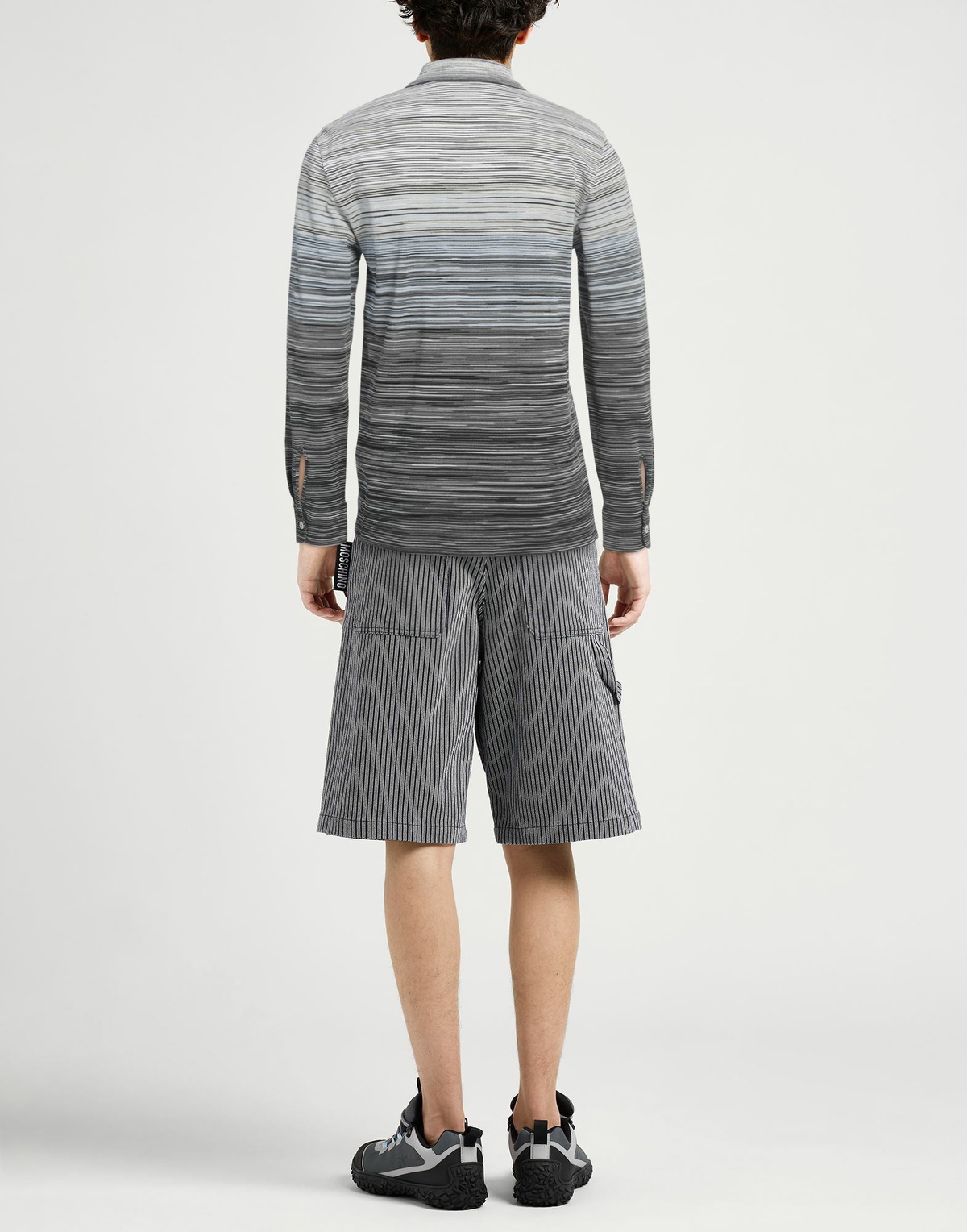 Missoni Mens Polo shirt in Light grey
