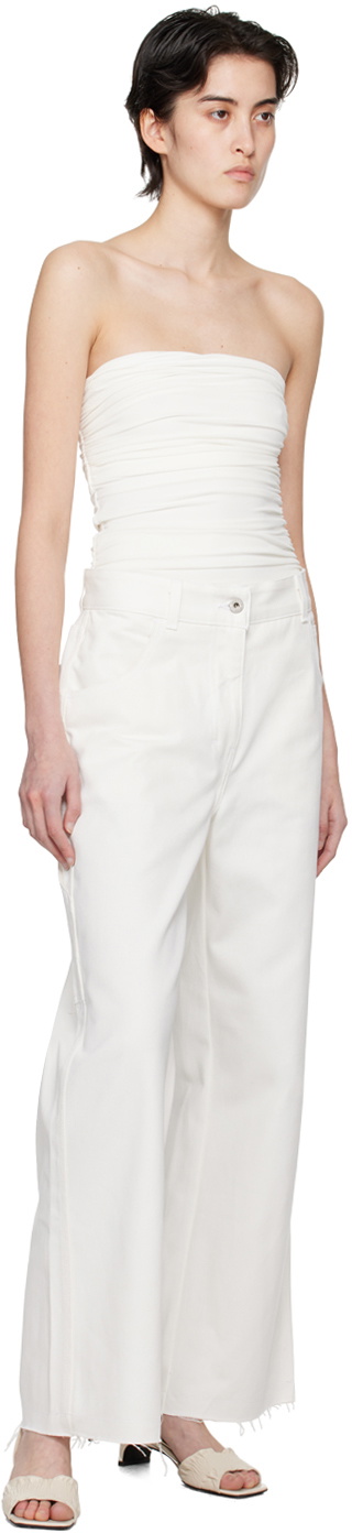 TOVE Off-White Fran Bodysuit