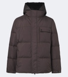 Yves Salomon Shearling-trimmed down jacket