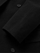 Auralee - Oversized Double-Breasted Super 160s Wool Coat - Black