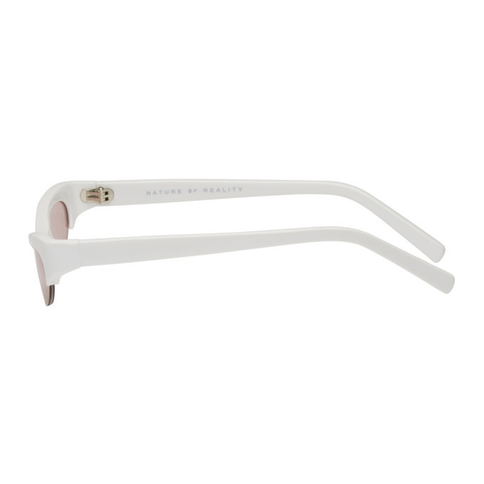 NOR White and Pink Luna Sunglasses