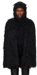 Rick Owens Black Porterville Cape Jacket