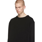 Juun.J Black Layered Crewneck Sweater