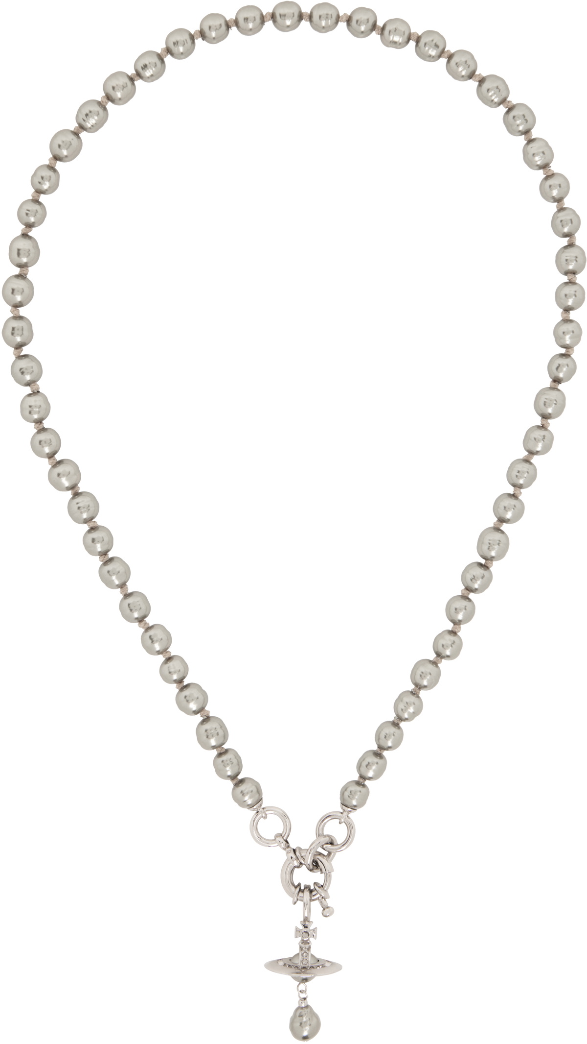 Vivienne Westwood Gunmetal Aleksa Necklace Vivienne Westwood