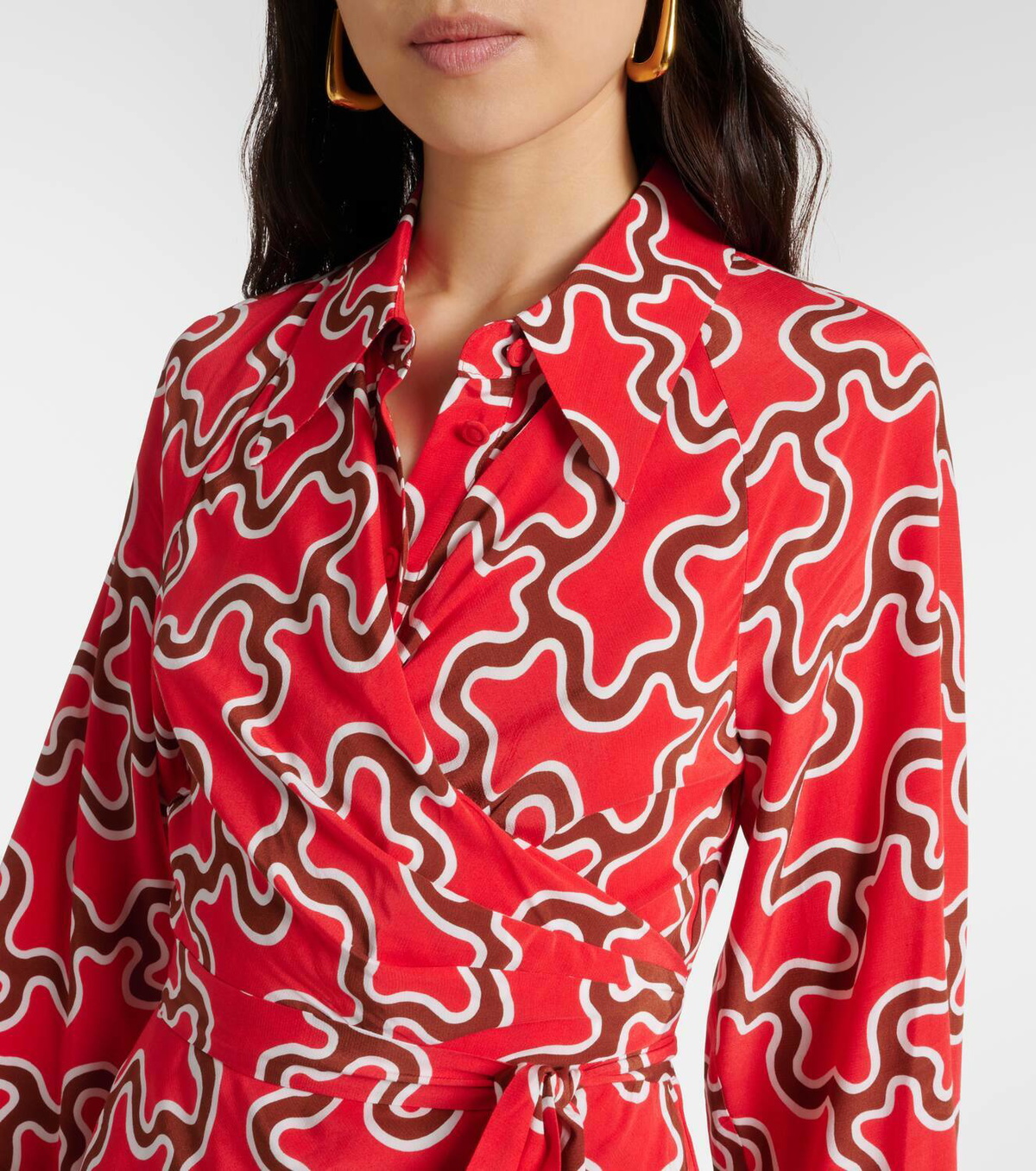 Diane von Furstenberg Sophie printed jersey minidress