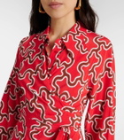 Diane von Furstenberg Sophie printed jersey minidress