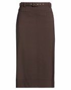 Incotex By Slowear Womens Midi skirt Dark in Brown