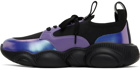 Moschino Purple & Black Teddy Sneakers