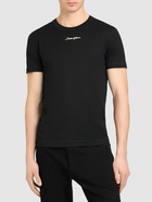 DOLCE & GABBANA Cotton Jersey Crewneck T-shirt