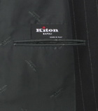 Kiton Pinstriped wool and cashmere suit