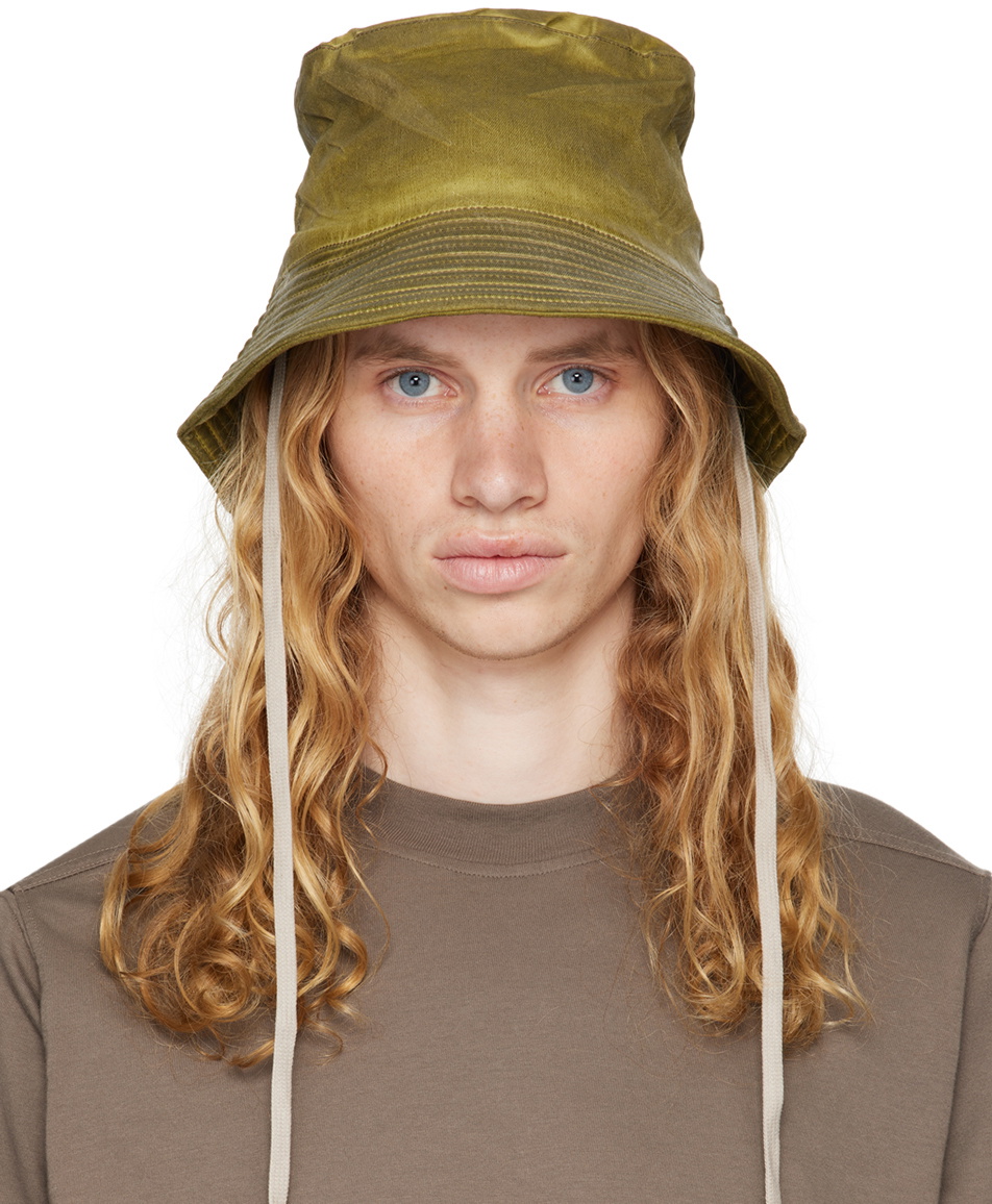 Rick Owens DRKSHDW Green Porterville Gilligan Bucket Hat Rick Owens DRKSHDW Green Porterville Gilligan Bucket Hat