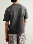 Visvim - Jumbo Distressed Cotton-Jersey T-Shirt - Black