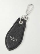 Mulberry - Logo-Embossed Full-Grain Leather and Silver-Tone Keyring