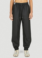 Rains - Coated Track Pants in Black