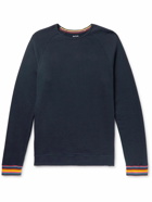 Paul Smith - Logo-Appliquéd Loopback Cotton-Jersey Sweatshirt - Blue