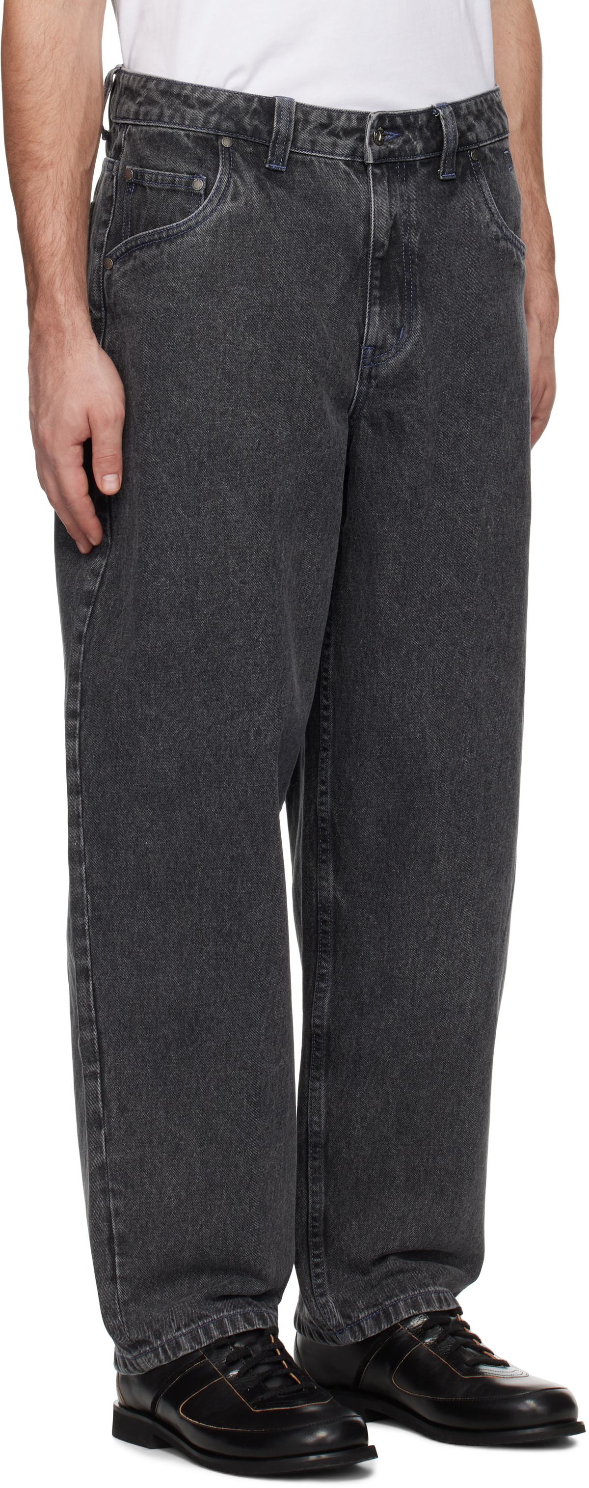 Dime Black Classic Baggy Jeans