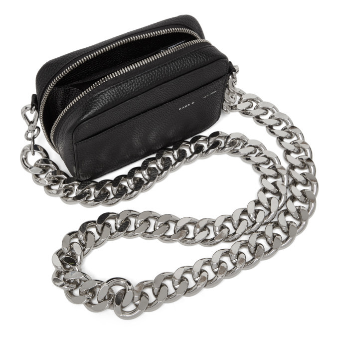 Kara Black Camera Chain Bag