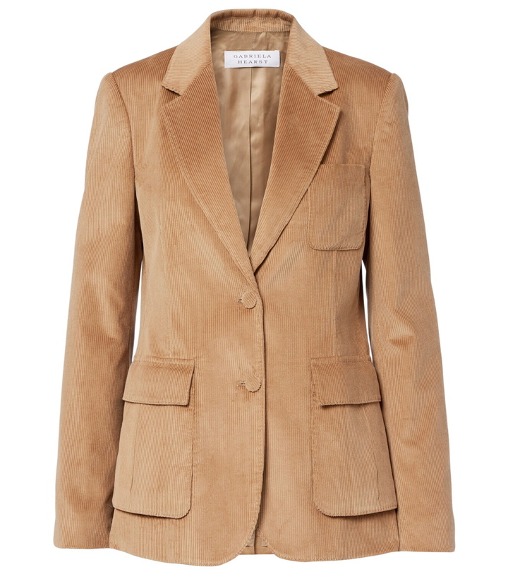 Photo: Gabriela Hearst Louisa cotton corduroy blazer