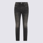 Purple Brand Dark Grey Skinny Tinted Jeans