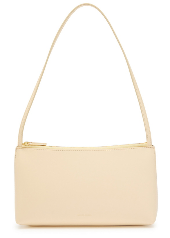 Photo: Mansur Gavriel Gaia Smoothed Leather Shoulder bag - Yellow - One Size